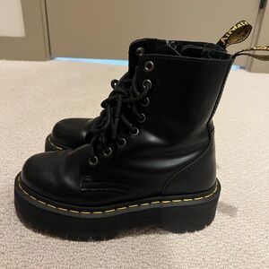Platform Doc Marten’s 8 hole boots size 5